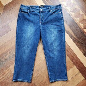 Talbots Flawless Five-Pocket "Crop" Jeans Size 14 Petite